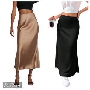 SHEIN Satin Skirts - Size Medium